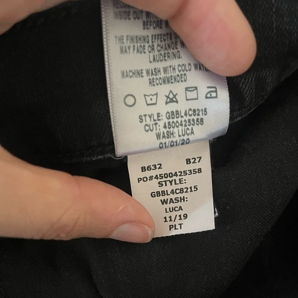 Joe’s Jeans Grayish Black Slim Straight Leg Jeans Womens Size 31/12 - Picture 10 of 13